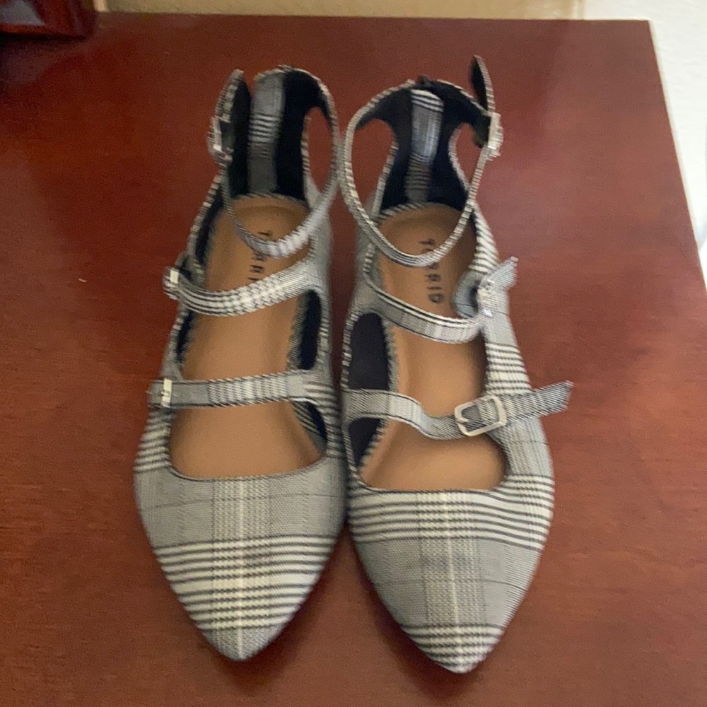 Torrid plaid shoes.